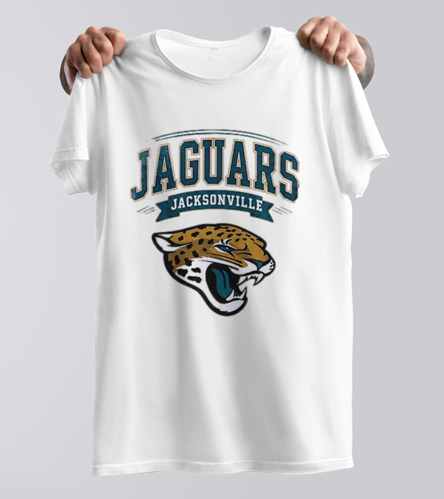 Jacksonville Jaguars Ghostface Running Football Sports Collaboration T-Shirt