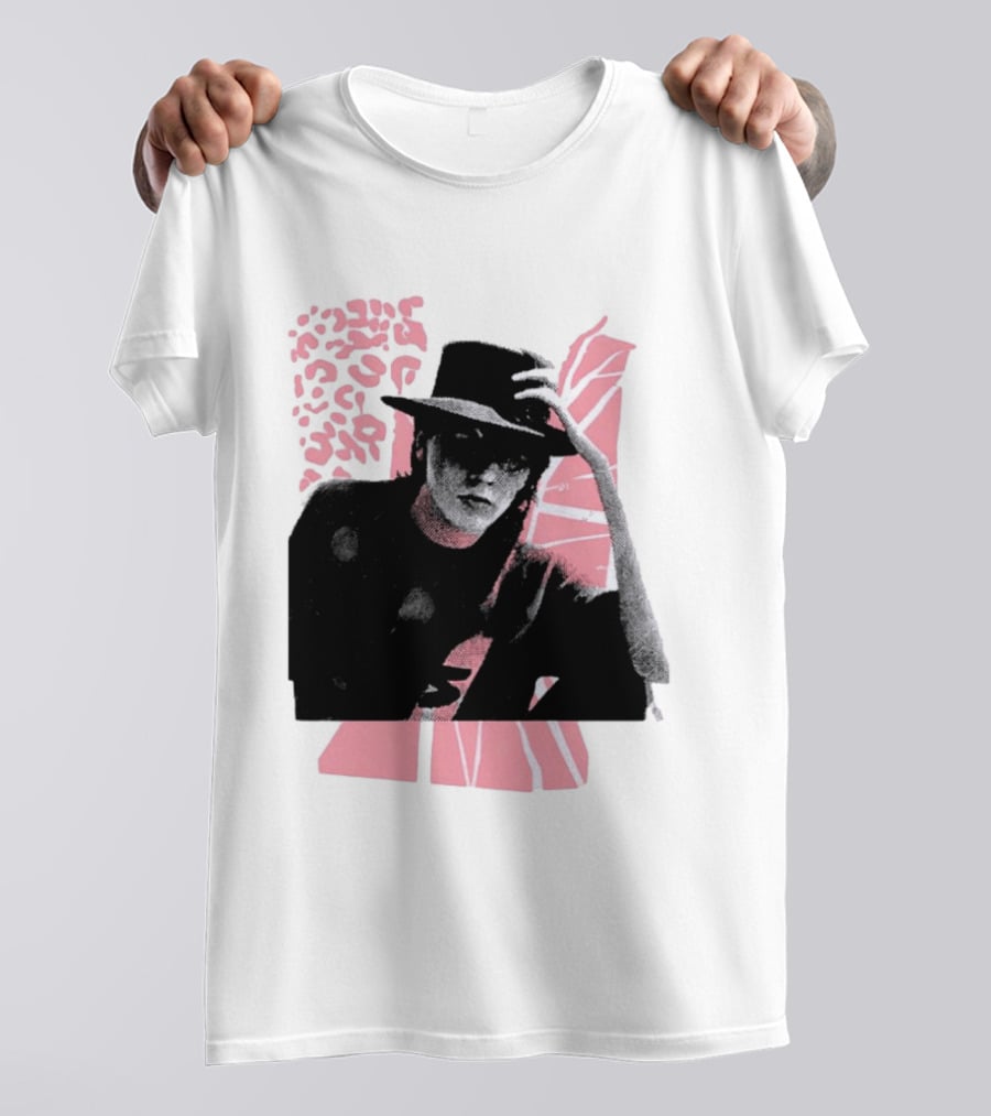 John Taylor Punk Masters Retro Style Hat And Femme Collage T-Shirt