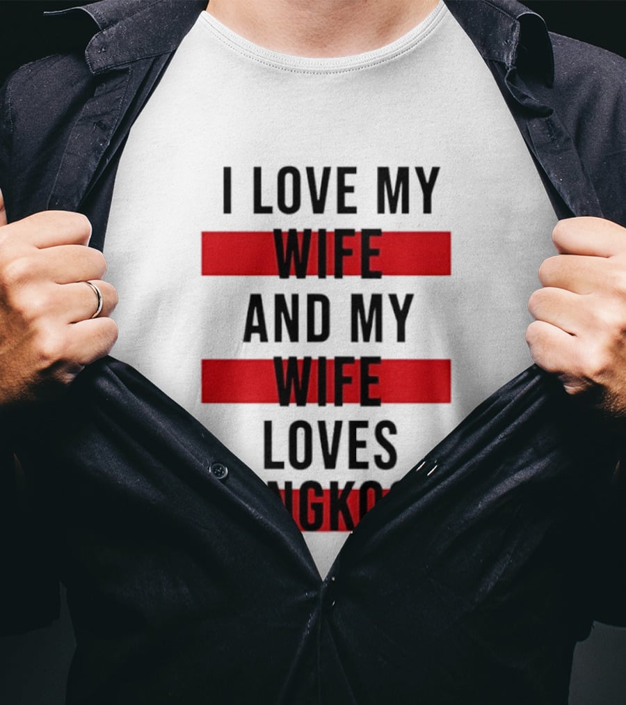 I Love My Wife And My Wife Loves Jungkook Trendy Husband T-Shirt