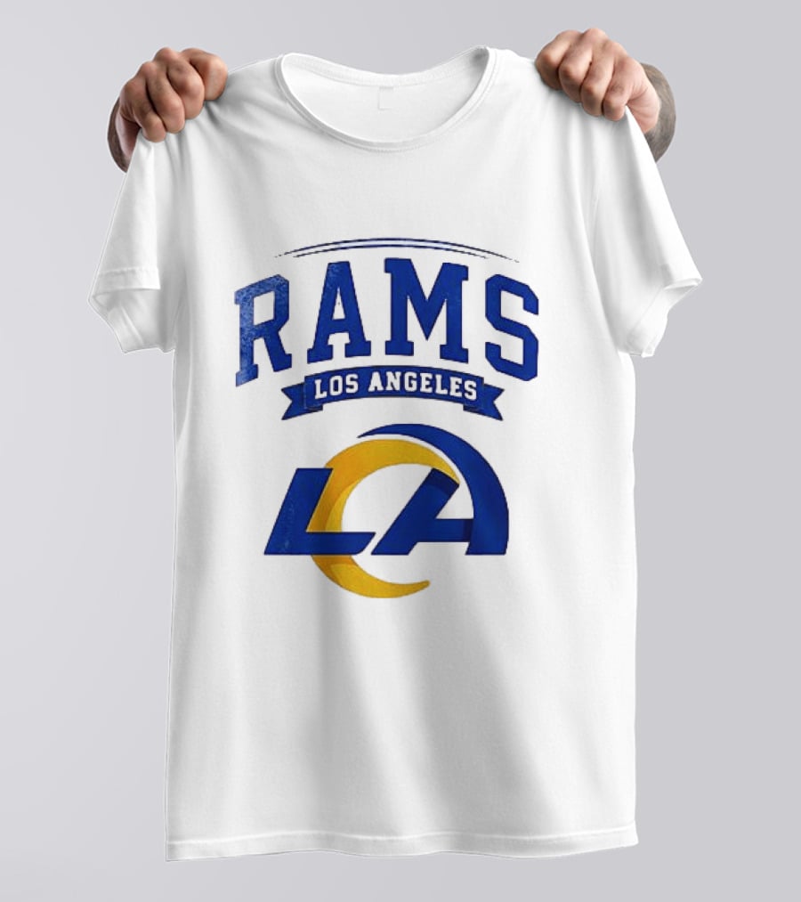 Los Angeles Rams Ghostface Running Football Collaboration T-Shirt