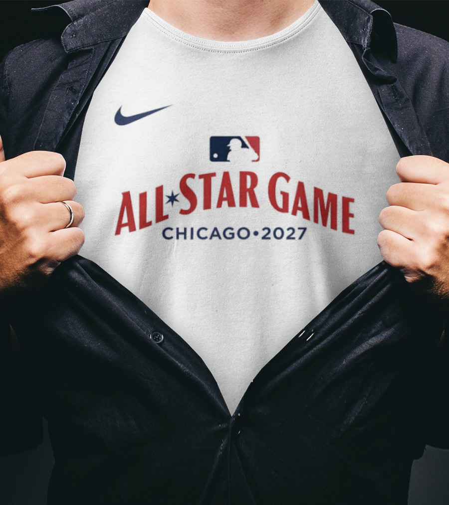 Nike MLB All Star Game 2027 Chicago Baseball Event T-Shirt