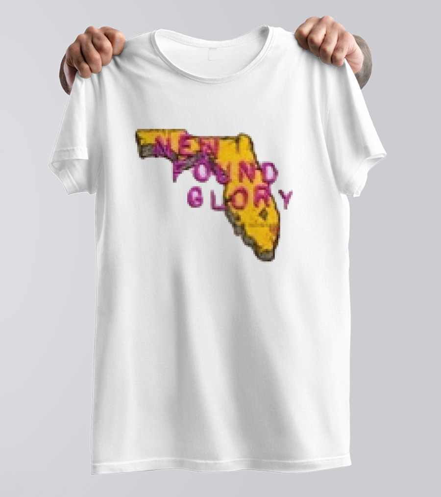 New Found Glory Florida Map You've Gotta Try Do What It Takes To Give Yourself A Break T-Shirt