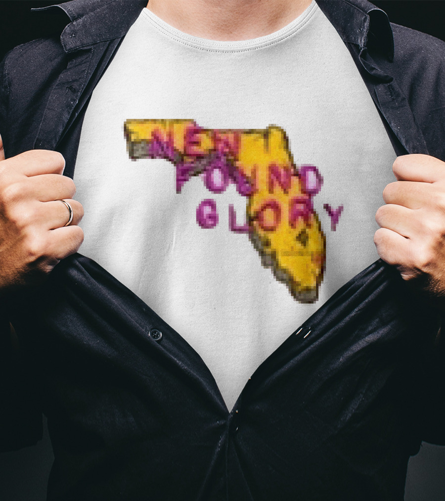 New Found Glory Florida Map You've Gotta Try Do What It Takes To Give Yourself A Break T-Shirt