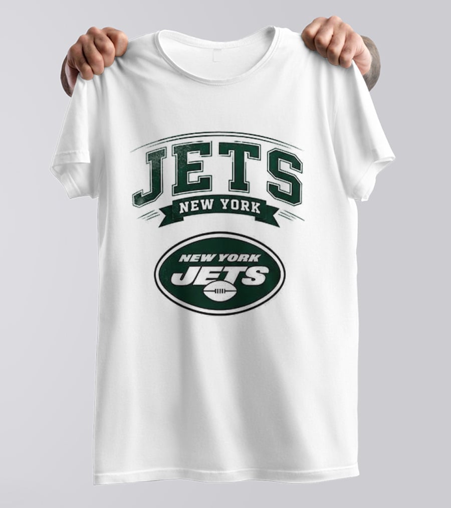 New York Jets Ghostface Running Football Collaboration T-Shirt