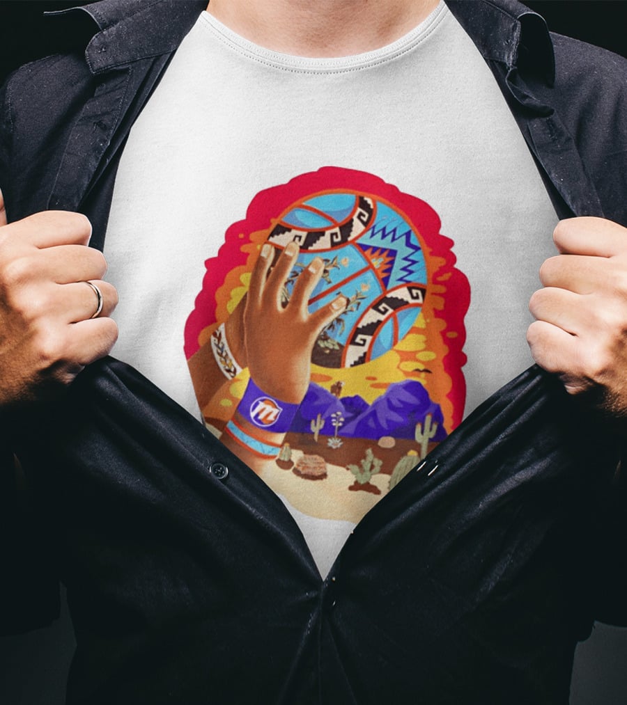 Phoenix Suns Desert Basketball Southwest NBA Cactus Mountain T-Shirt