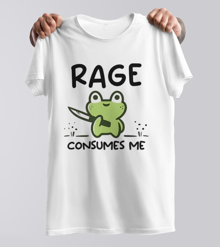 Rage Consumes Me Frog T-Shirt