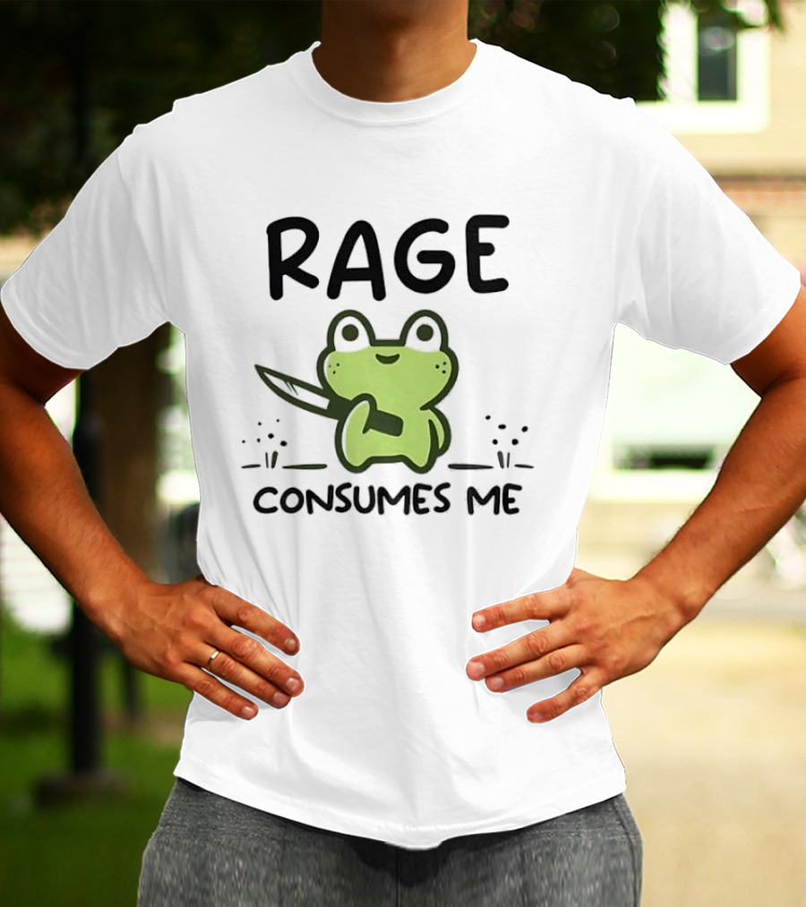 Rage Consumes Me Frog T-Shirt