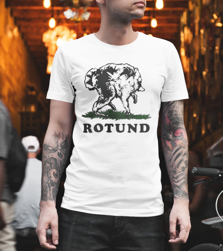 Rotund Jimothy Bear Flag T-Shirt