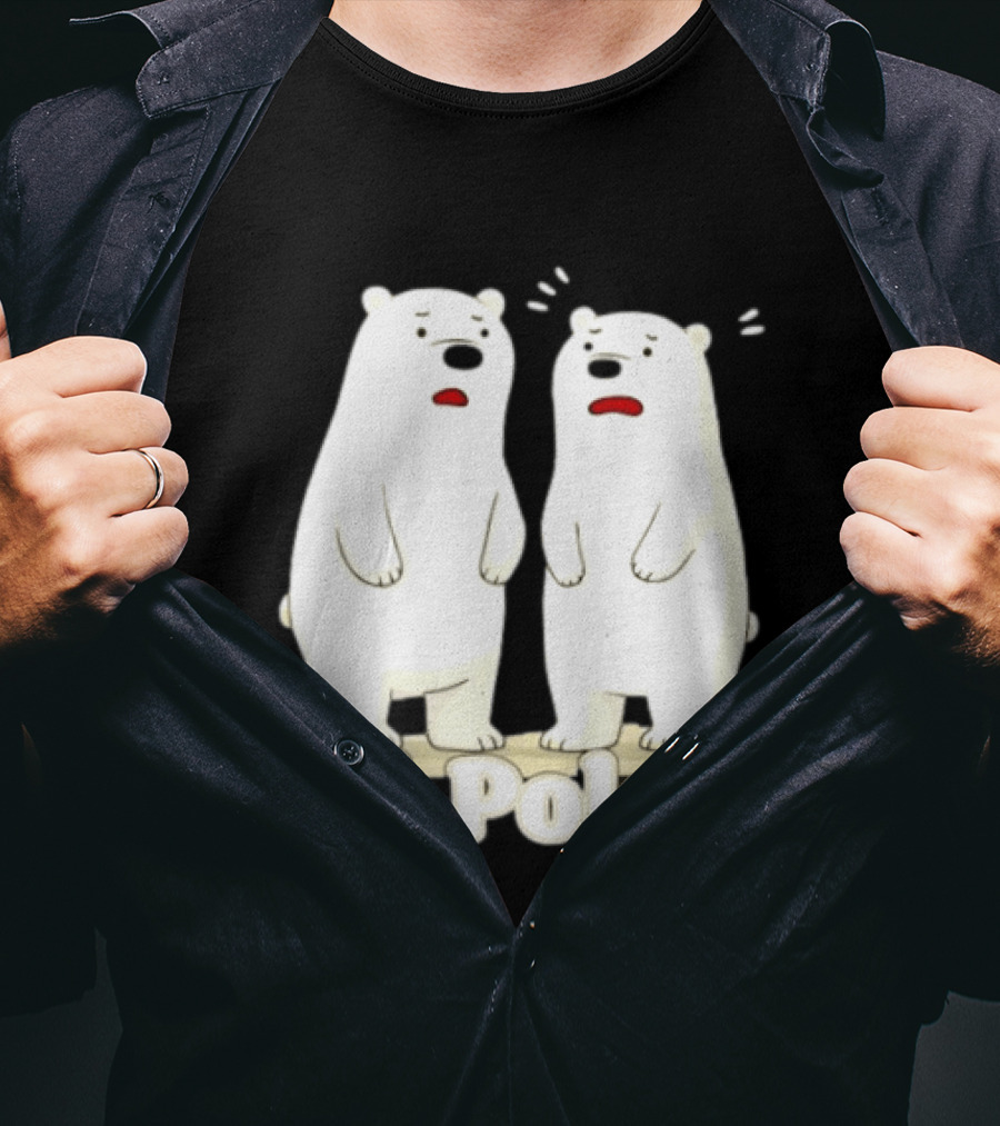 Bi Polar Polar Bears Bipolar Pun Animal Humor T-Shirt