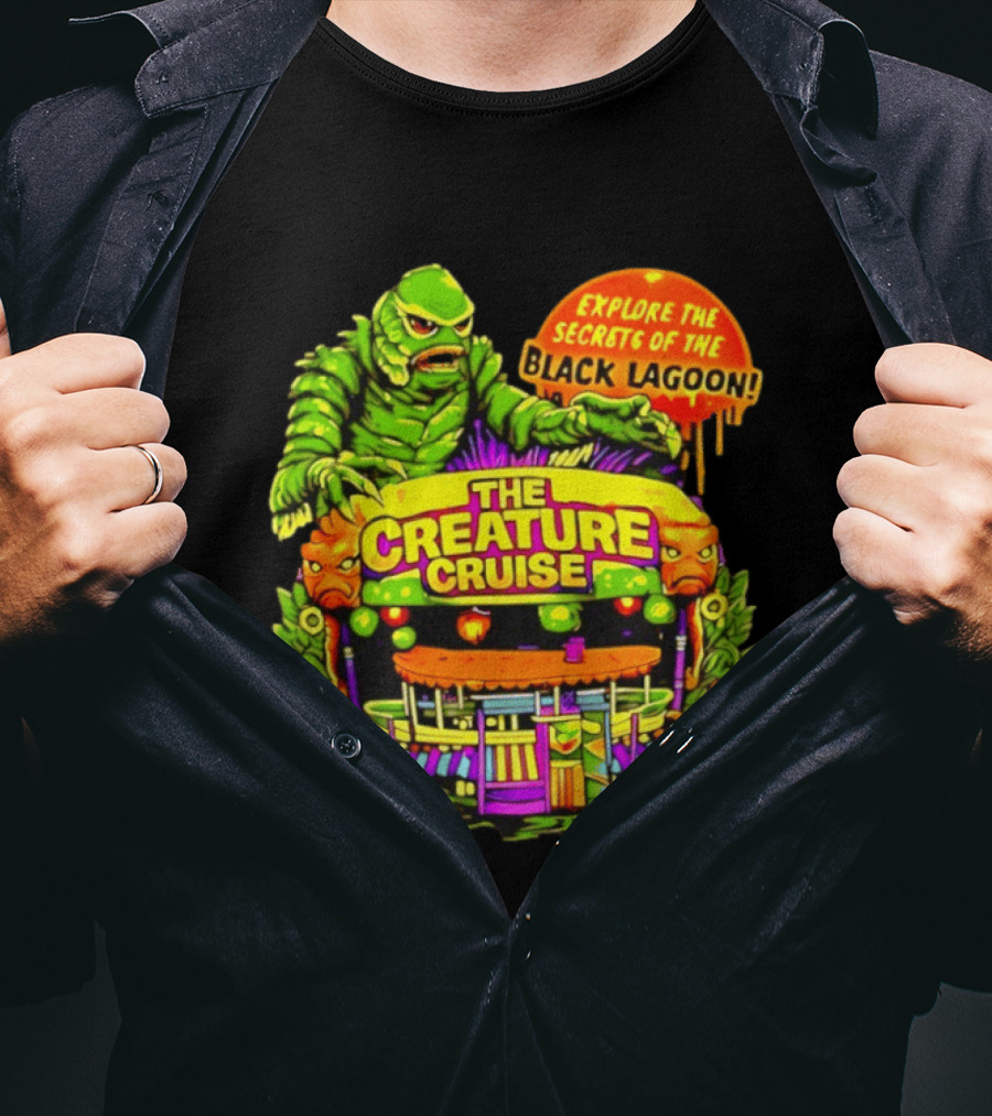 Explore The Secrets Of The Black Lagoon The Creature Cruise Adventure T-Shirt
