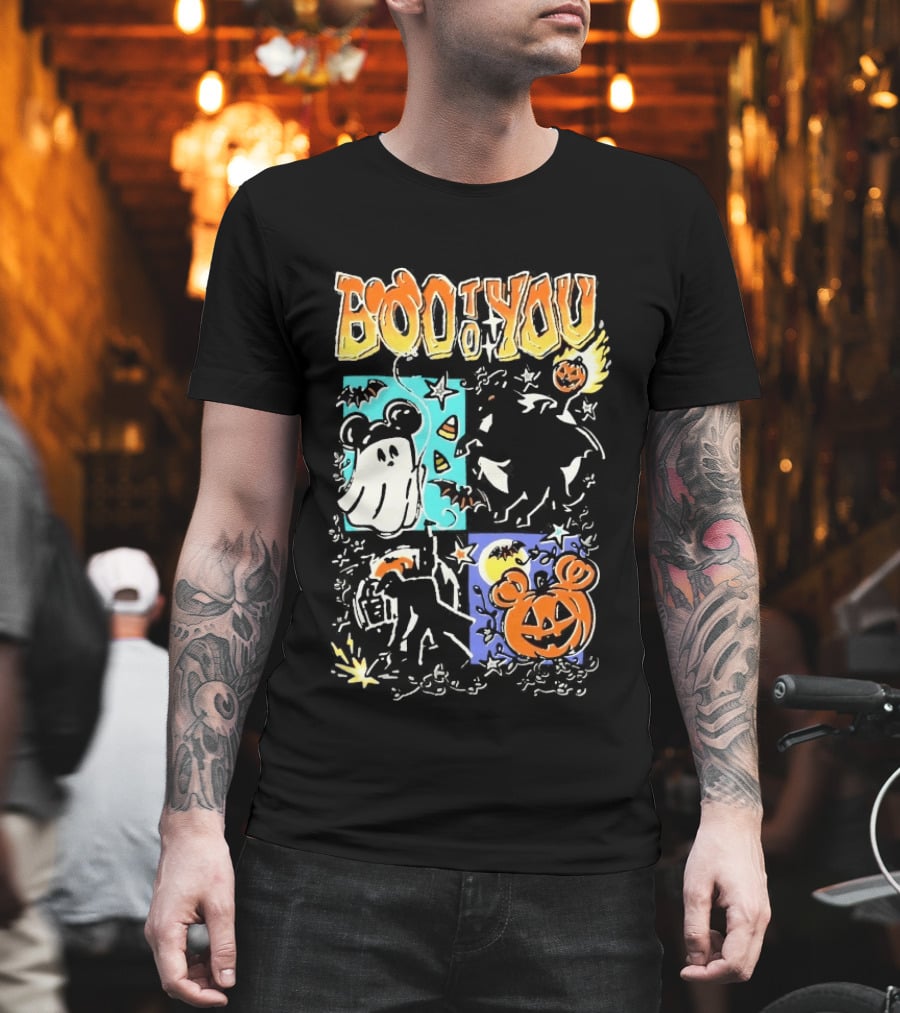 Boo To You Ghost And Pumpkin Halloween Fun T-Shirt