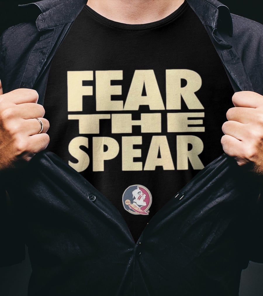 Florida State Seminoles Fear The Spear 2026 Featured Bold Text With Iconic Team T-Shirt