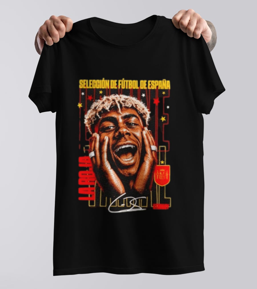 Lamine Yamal Selección De Fútbol De España La Roja Starboy Iconic Footballer España Celebration T-Shirt