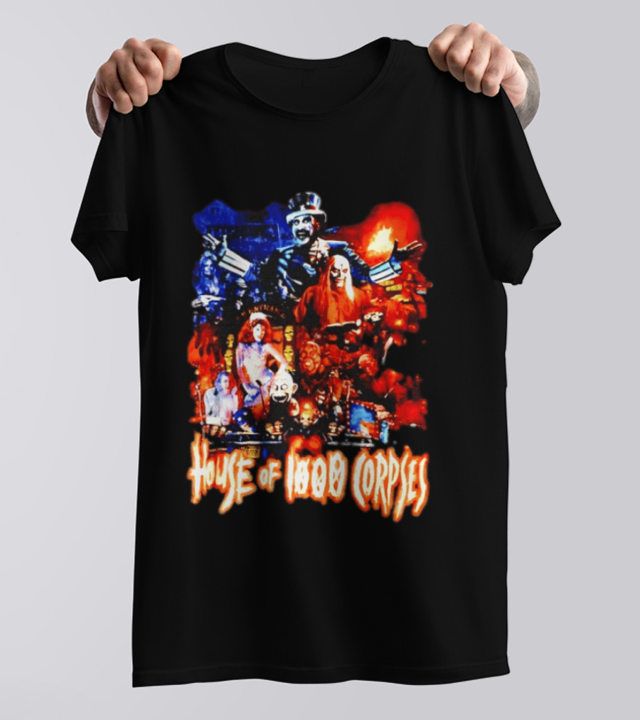 House Of 1000 Corpses Rob Zombie Horror Movie Captain Spaulding T-Shirt