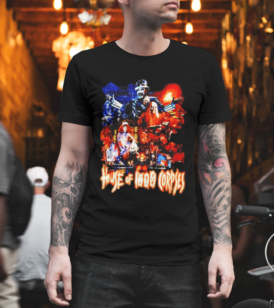 House Of 1000 Corpses Rob Zombie Horror Movie Captain Spaulding T-Shirt