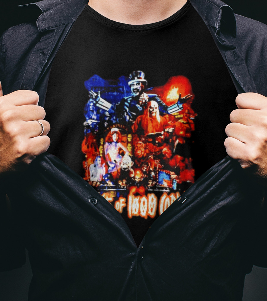 House Of 1000 Corpses Rob Zombie Horror Movie Captain Spaulding T-Shirt