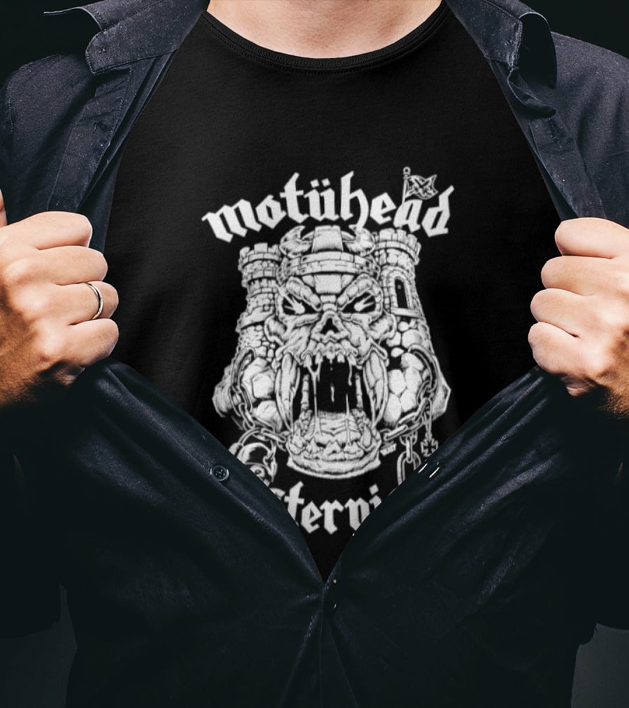 Motuhead Eternia Motörhead Masters Of The Universe Skull T-Shirt