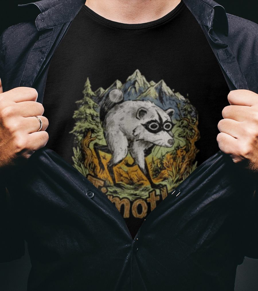Jimothy Raccoon Mountain Forest Nature Mountains T-Shirt