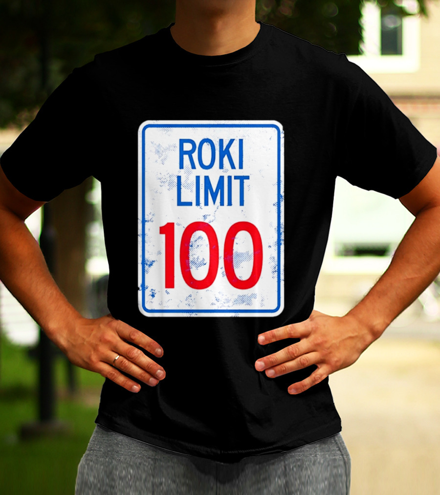 Roki Sasaki Speed Limit 100 Dodgers T-Shirt