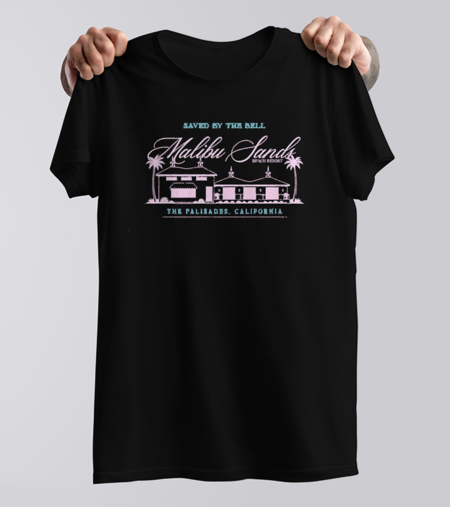 Saved By The Bell Malibu Sands The Palisades California T-Shirt