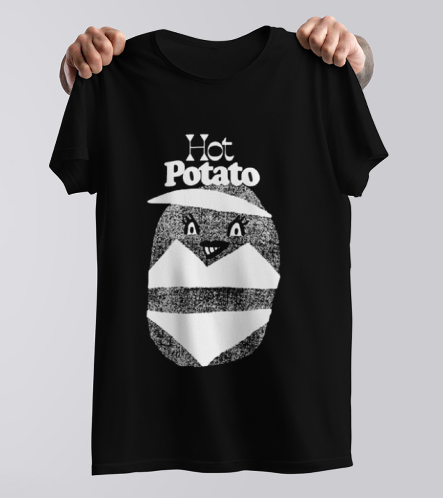 This Might Get Weird Hot Potato Cartoon Style Textured Potato T-Shirt