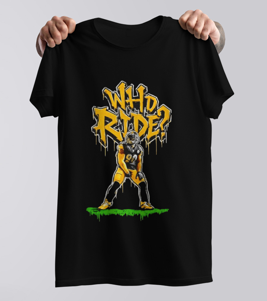 T.J. Watt Who Ride Pittsburgh Steelers T-Shirt