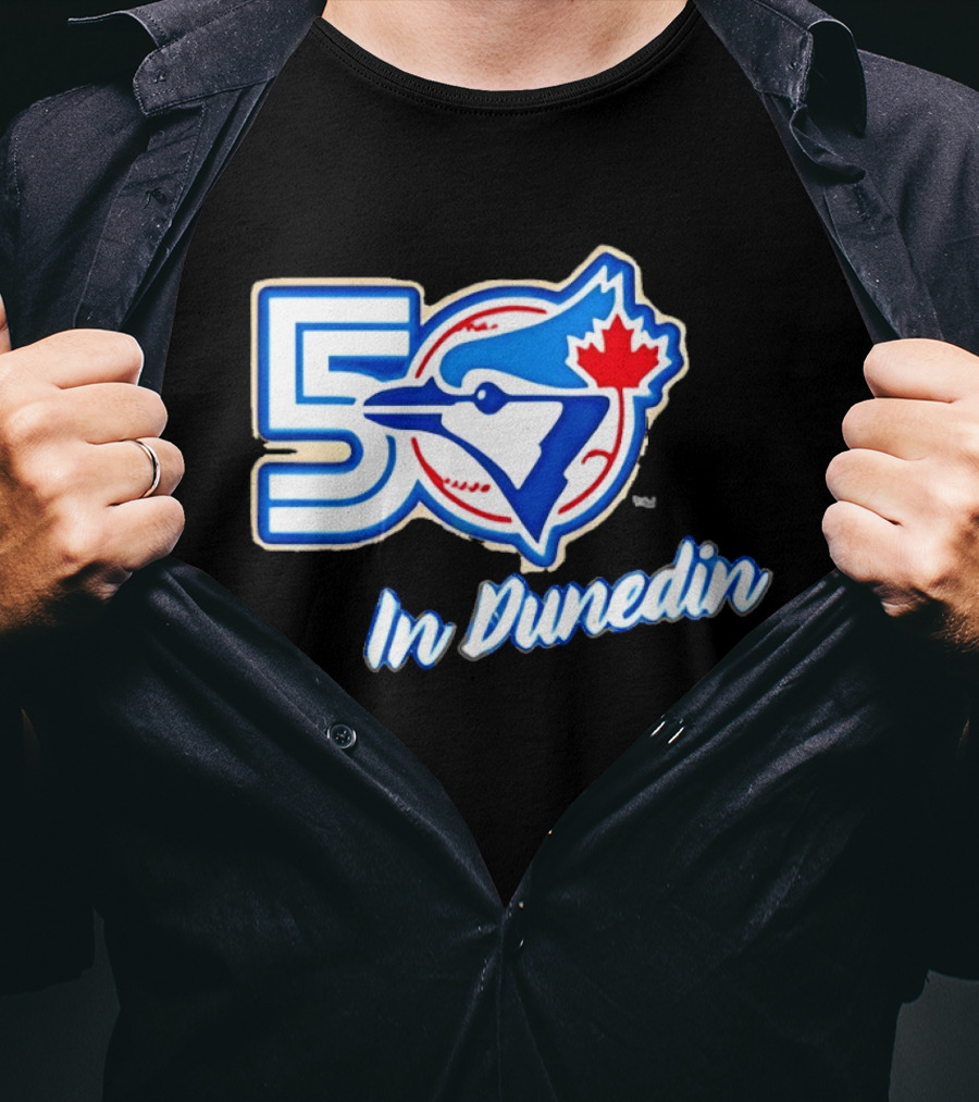Toronto Blue Jays 50 Years In Dunedin MLB Anniversary Celebration T-Shirt