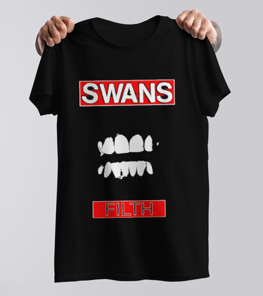 Swans Filth Teeth No Wave Industrial Rock Michael Gira T-Shirt