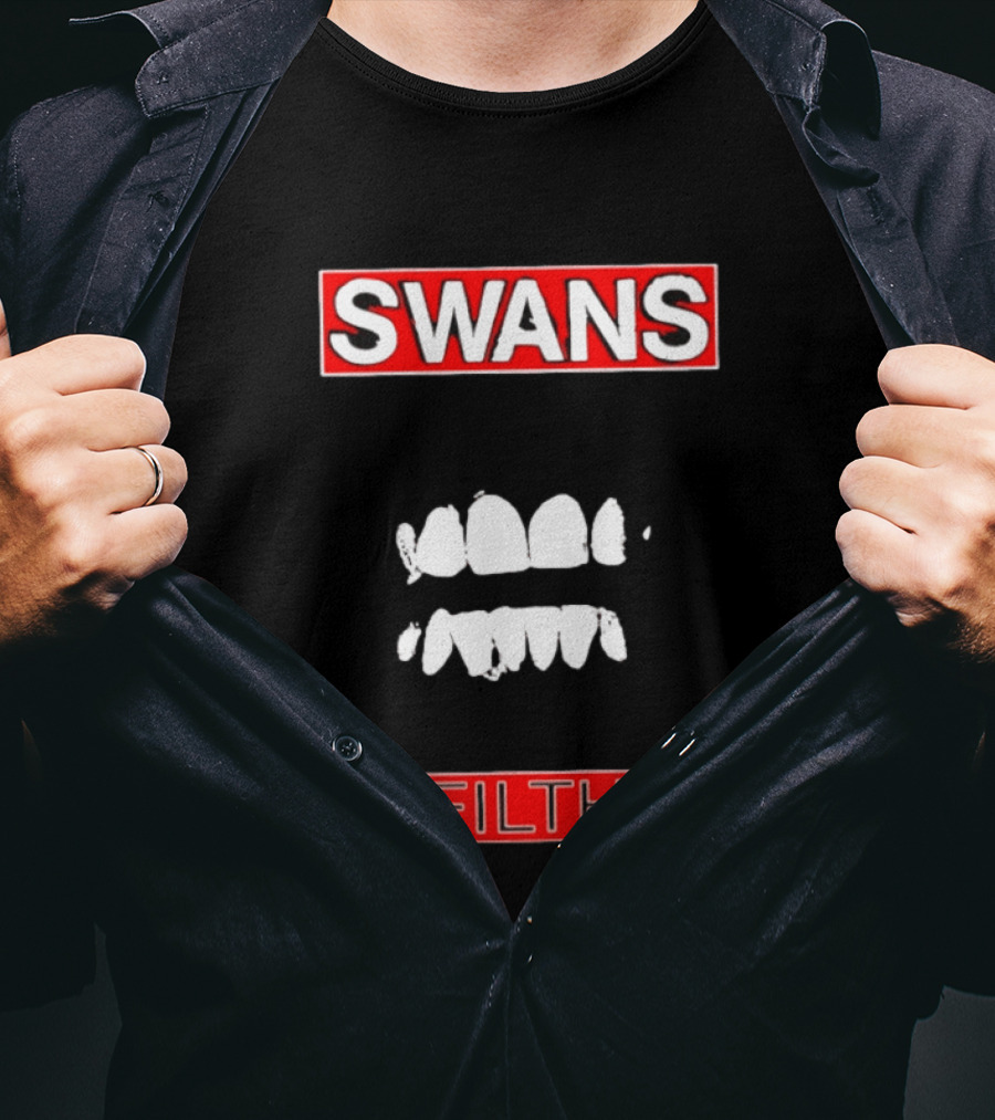 Swans Filth Teeth No Wave Industrial Rock Michael Gira T-Shirt
