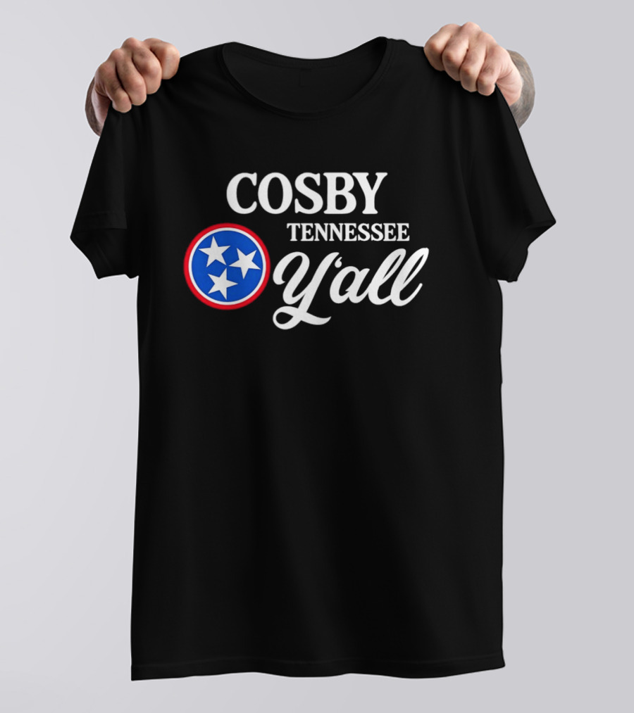 Cosby Tennessee Y'all Three Stars T-Shirt