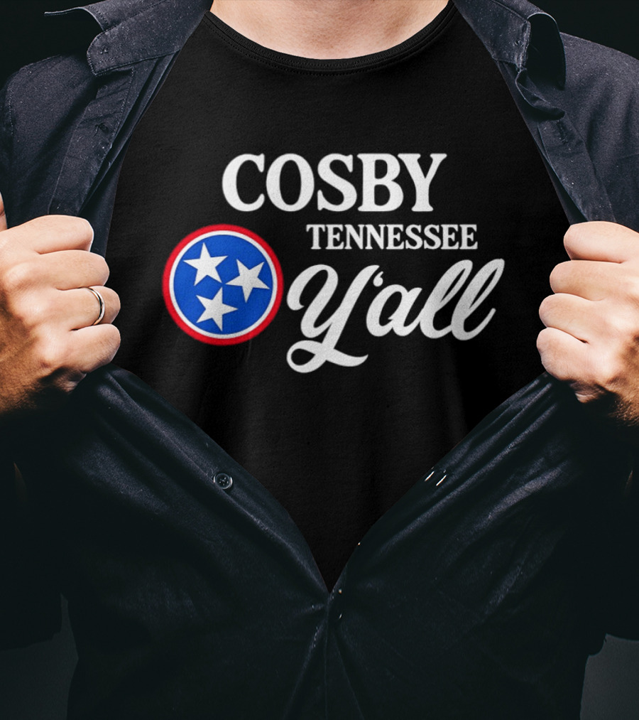 Cosby Tennessee Y'all Three Stars T-Shirt