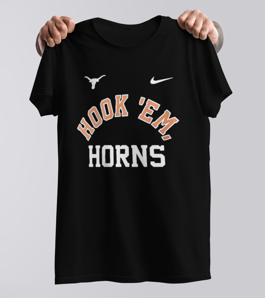 Texas Longhorns Hook 'Em Horns Nike NCAA College Football T-Shirt