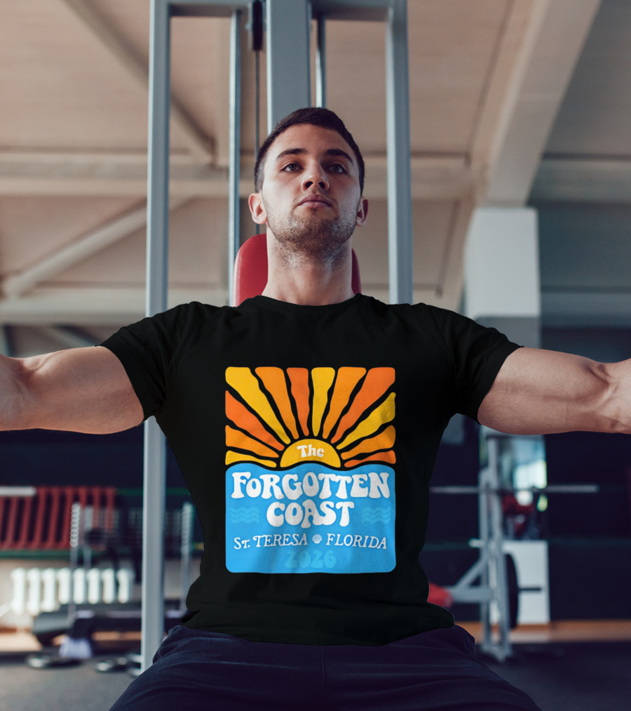 The Forgotten Coast St Teresa Florida 2026 Sunset Waves T-Shirt