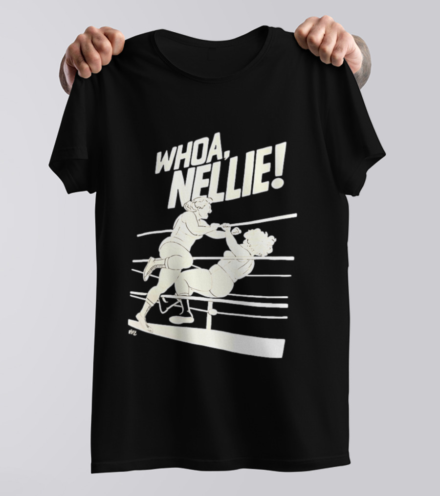 Whoa Nellie Women's Professional Wrestling Vintage Match T-Shirt
