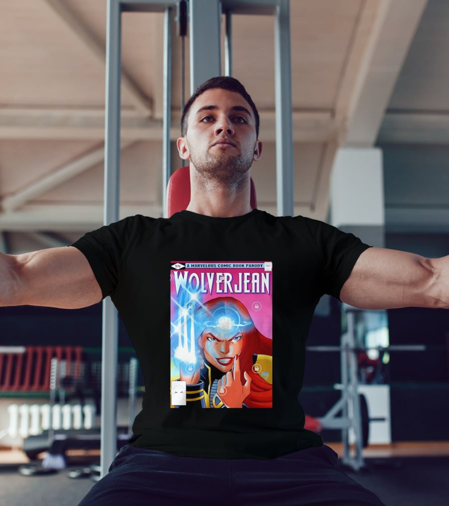 Wolverjean A Marvelous Comic Book Parody Cover 97 Cents T-Shirt