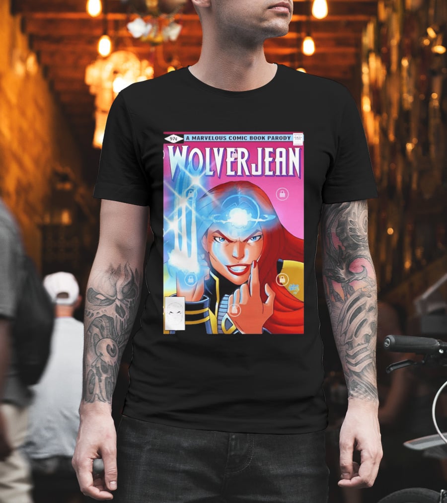 Wolverjean A Marvelous Comic Book Parody Cover 97 Cents T-Shirt