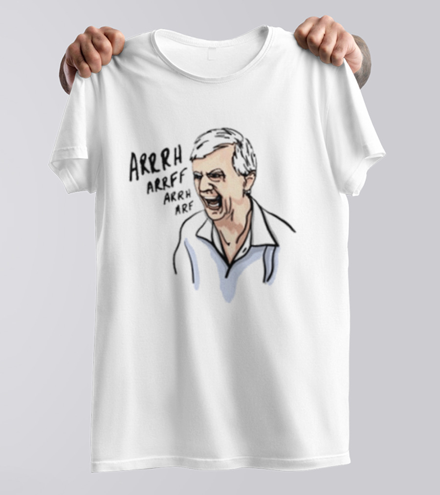 Barking Dog Man Arrrh Arrff Arrh Arf Yelling Character Meme T-Shirt