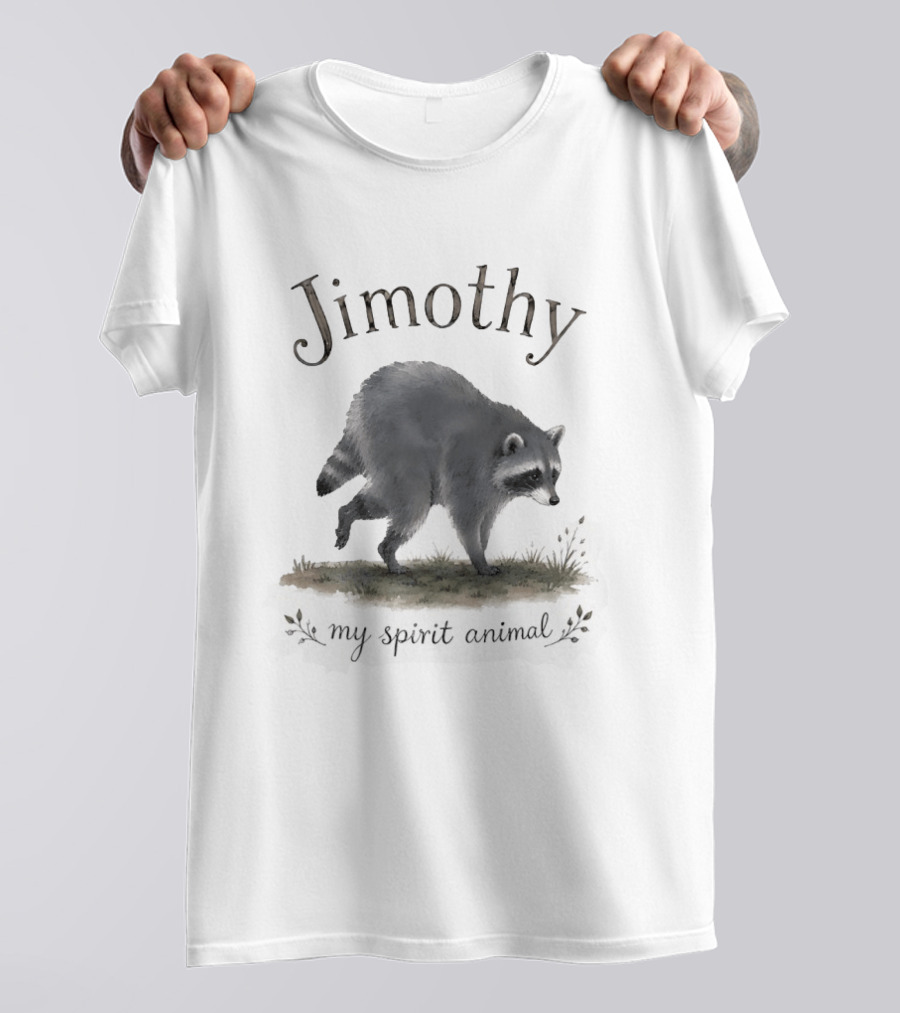 Jimothy My Spirit Animal Raccoon T-Shirt