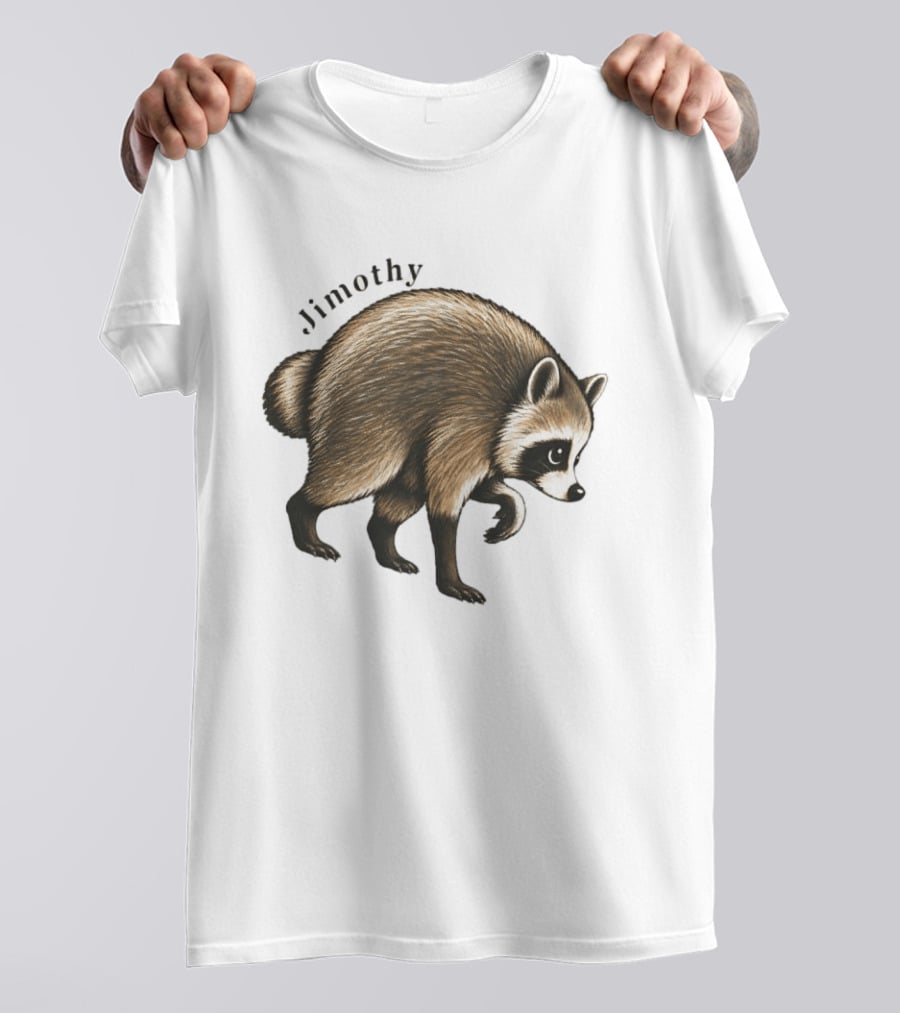 Jimothy Raccoon Seattle Ballard Walking Raccoon T-Shirt