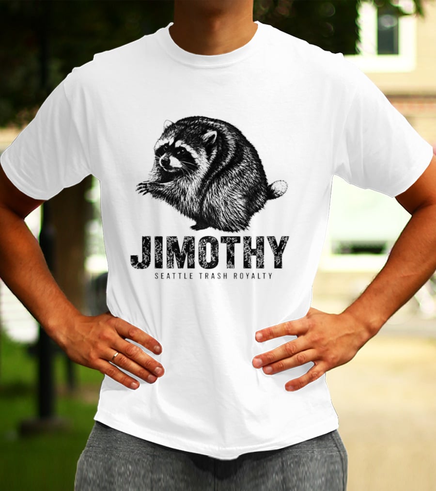 Jimothy Seattle Trash Royalty Raccoon T-Shirt