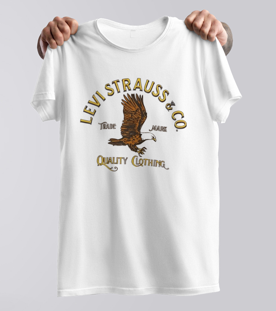 Levi Strauss And Co Eagle Quality Clothing Trademark T-Shirt