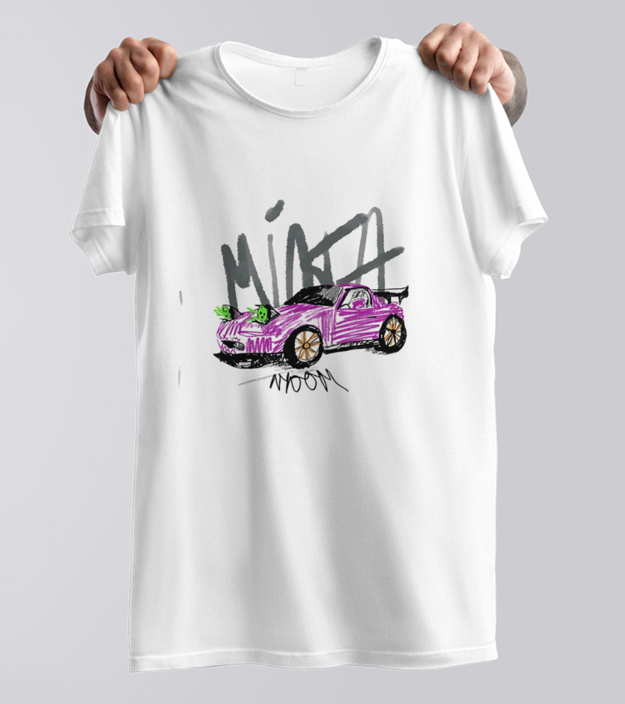 Mazda Miata JDM Childish Scribble Car Artwork NOOM T-Shirt