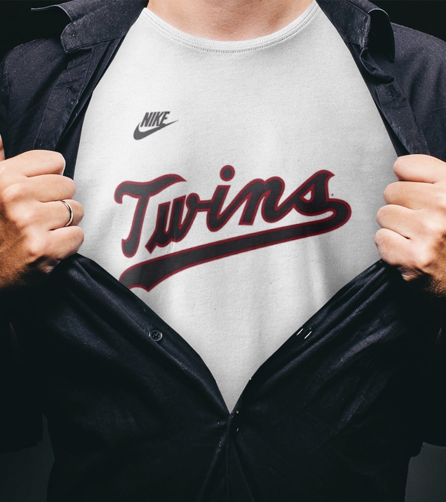Minnesota Twins 2026 Nike Field Of Dreams Wordmark T-Shirt