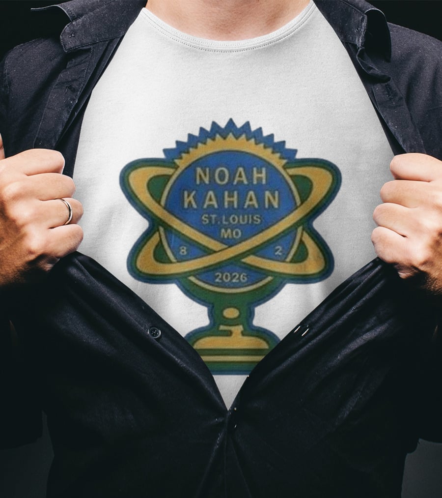 Noah Kahan St. Louis MO August 2 2026 The Great Divide Tour Busch Stadium T-Shirt