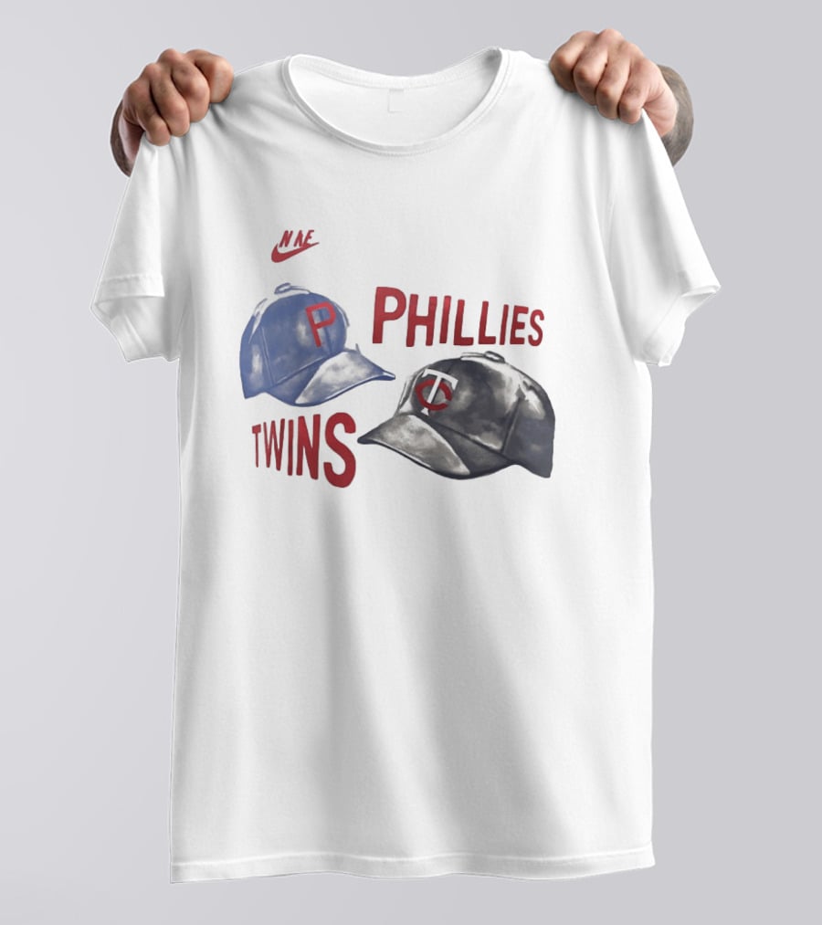 Nike Phillies Twins Baseball Caps 2026 Matchup T-Shirt