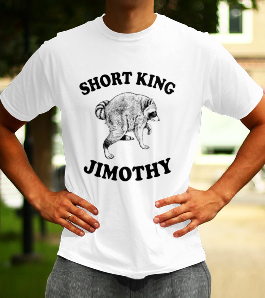 Short King Jimothy Raccoon T-Shirt