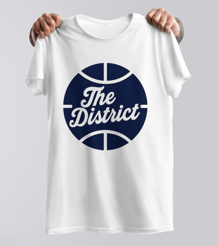 The District Basketball Branding Team Circle T-Shirt