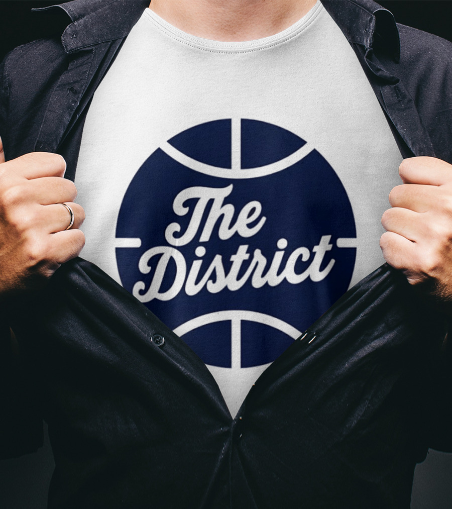 The District Basketball Branding Team Circle T-Shirt