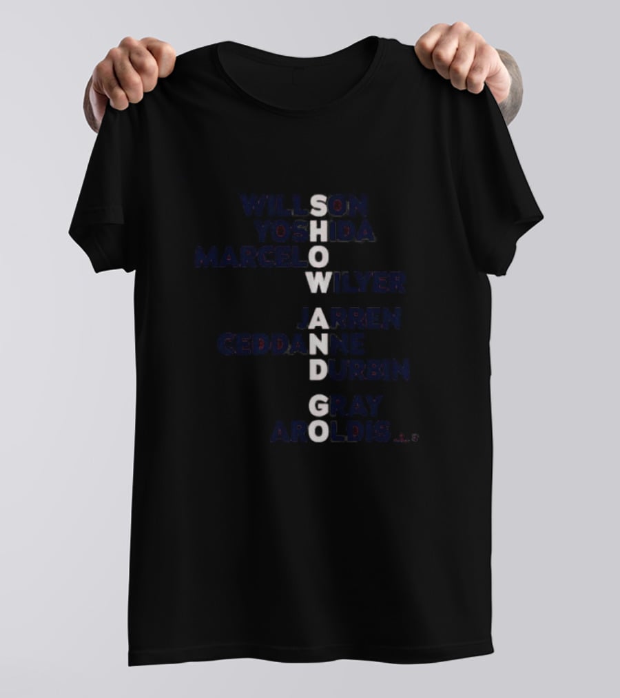 Boston Baseball Show And Go Willson Yoshida Marcel Wilyer Jarren Geddanne Durbin Gray Aroldis Names 2026 T-Shirt
