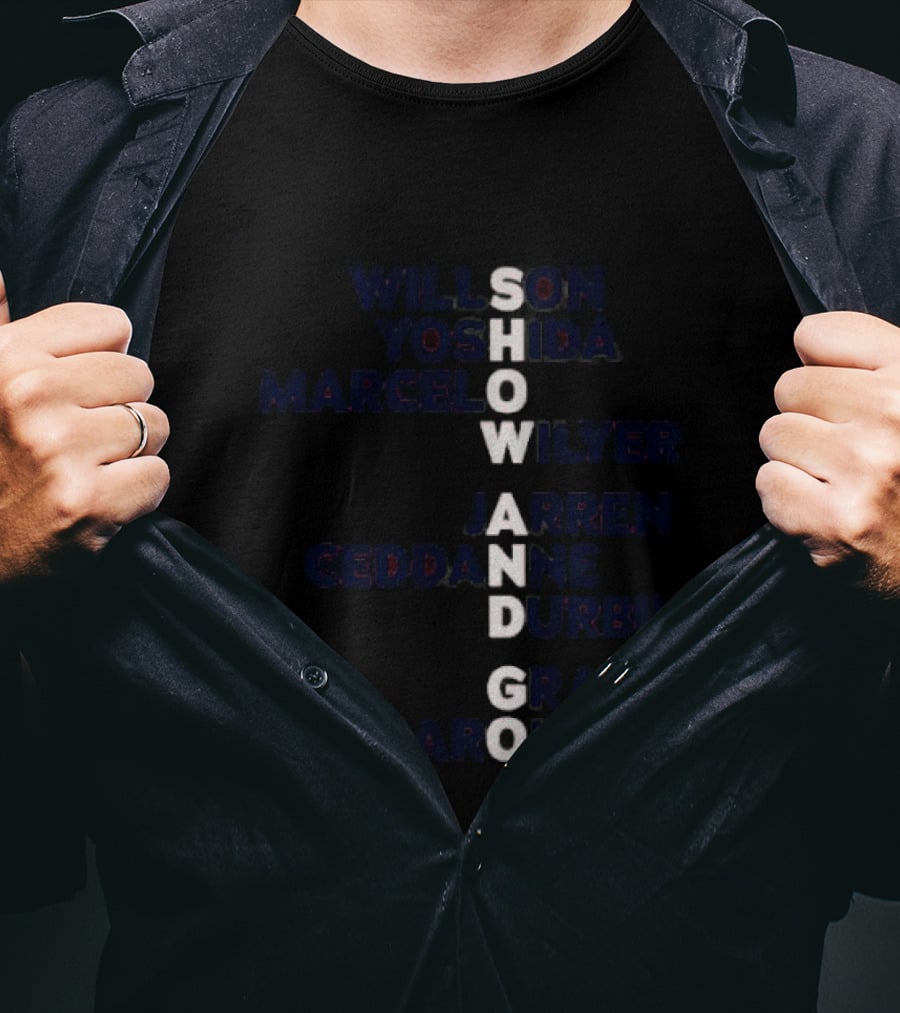 Boston Baseball Show And Go Willson Yoshida Marcel Wilyer Jarren Geddanne Durbin Gray Aroldis Names 2026 T-Shirt